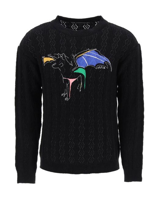 Andersson Bell Dragon pointelle knit sweater