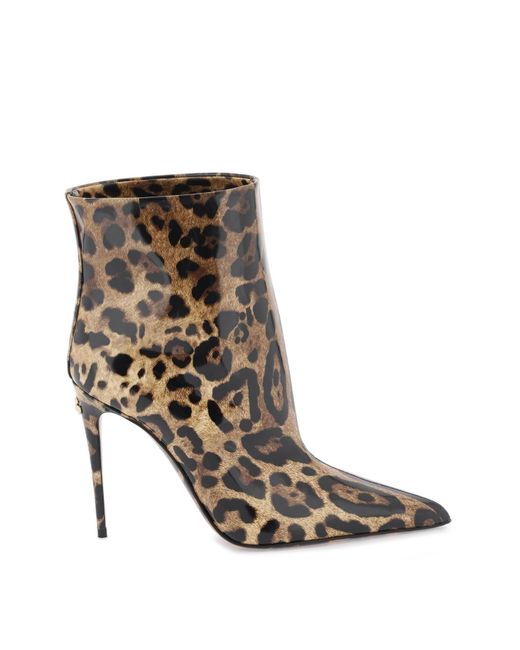 Dolce & Gabbana Glossy ankle boots