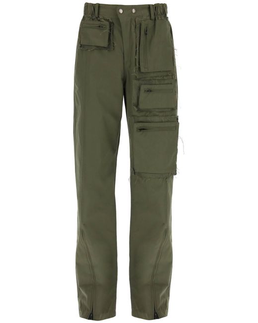 Andersson Bell Cargo pants with raw-cut details