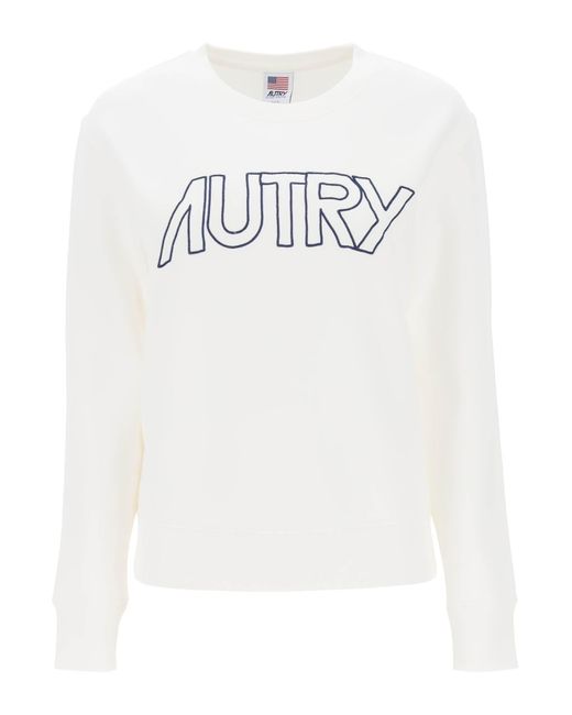 Autry Embroidered Logo Sweatshirt