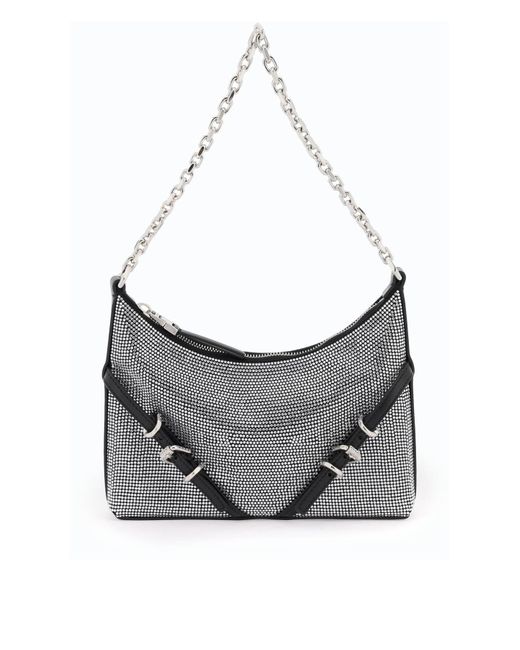 Givenchy Satin Voyou Party shoulder bag with rhinestones