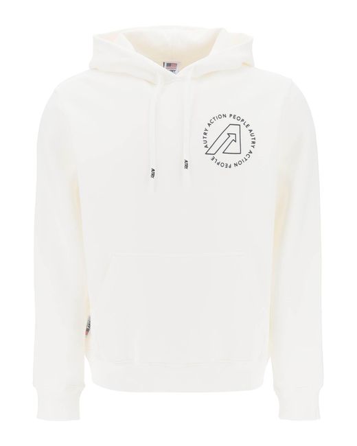 Autry Logo print Icon hoodie