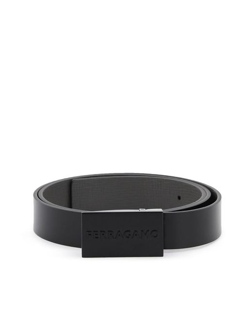 Ferragamo Reversible plate buckle belt