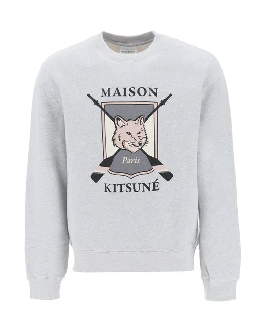 Maison Kitsuné College Fox print sweatshirt