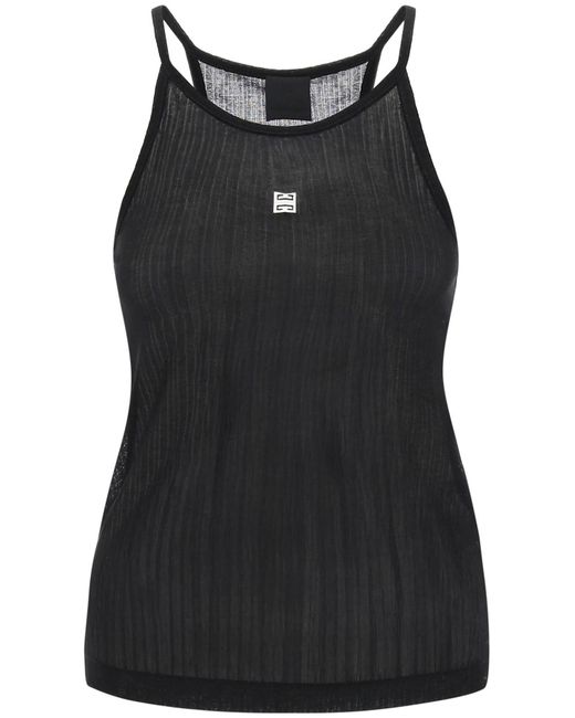 Givenchy Halterneck tank top with 4G plaque