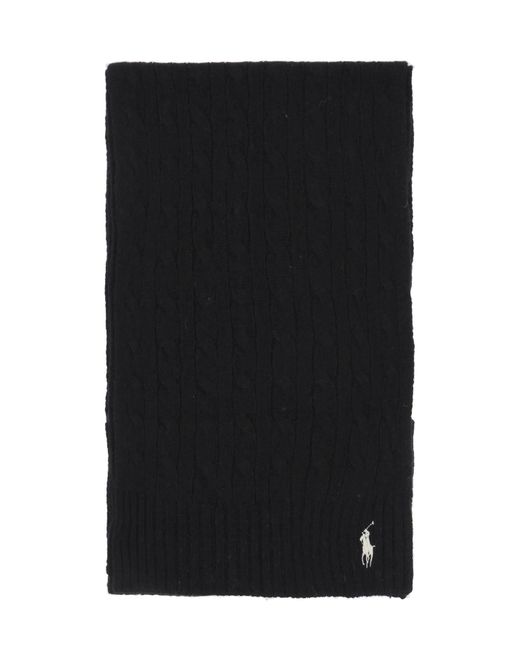 Polo Ralph Lauren Wool and cashmere cable-knit scarf