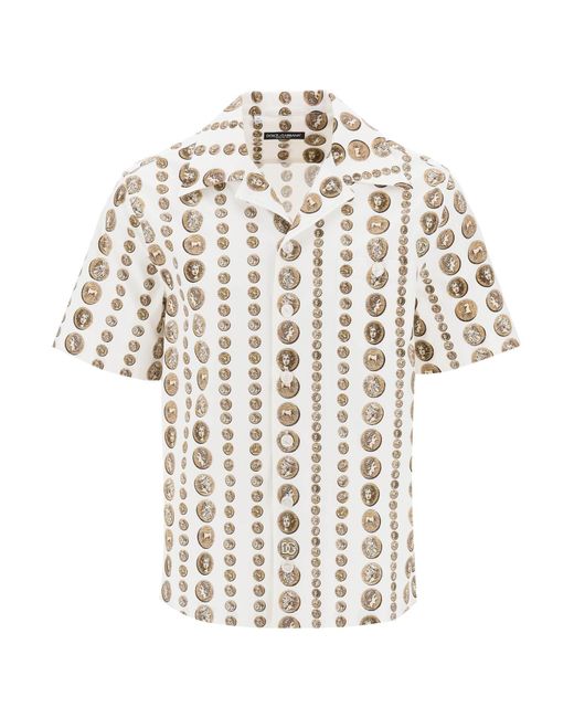 Dolce & Gabbana Coin print short sleeve shirt