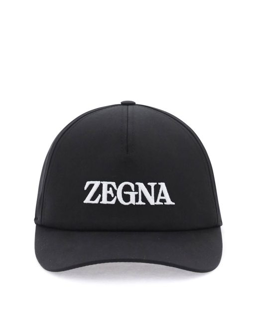 Z Zegna Baseball cap with logo embroidery
