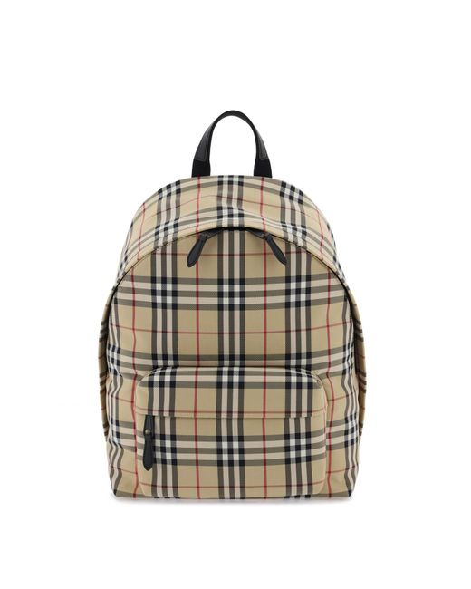 Burberry Check backpack