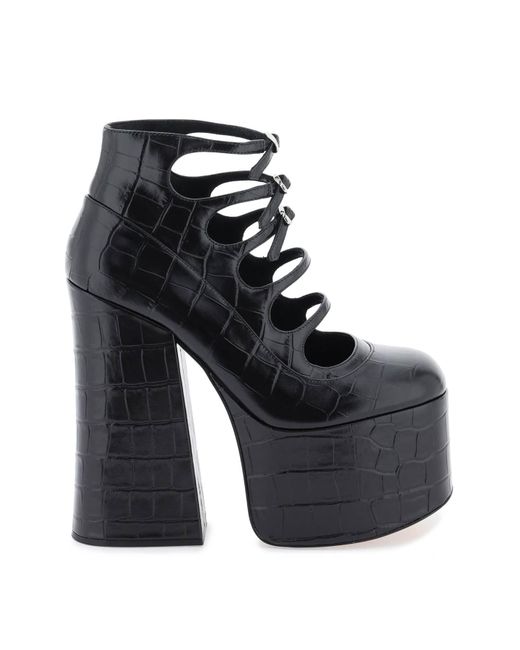 Marc Jacobs The Croc Embossed Kiki ankle boots