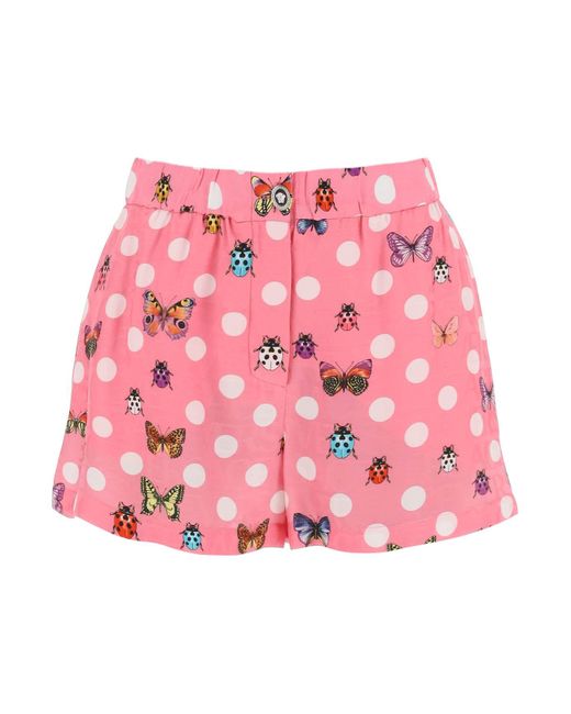 Versace Butterflies Ladybugs Polka Dot shorts