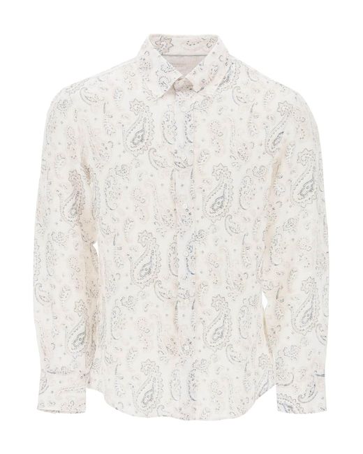 Brunello Cucinelli shirt with paisley pattern