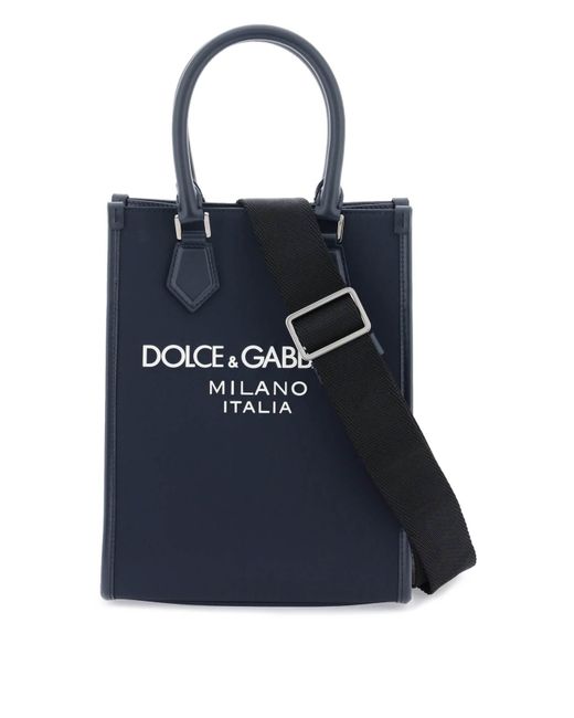 Dolce & Gabbana Small nylon tote bag with logo