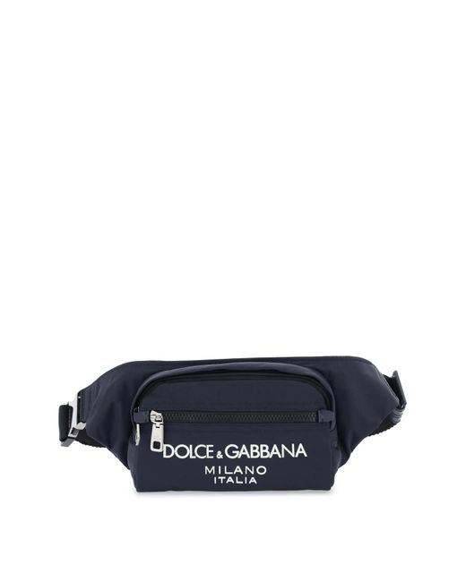 Dolce & Gabbana Nylon beltpack bag with logo