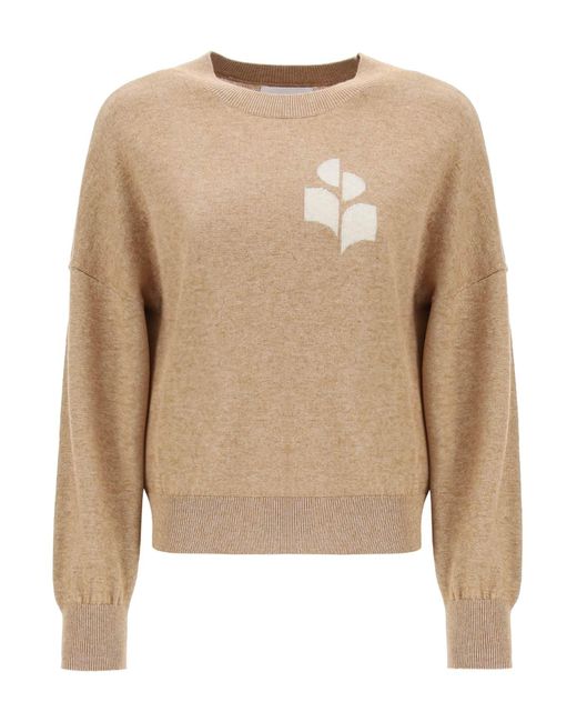 Marant Etoile Marisans sweater with logo intarsia