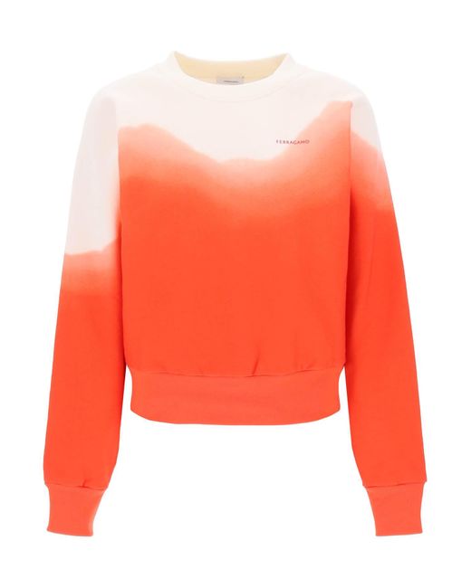 Ferragamo Dip-dye effect sweatshirt