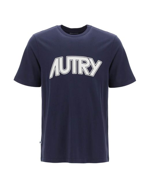 Autry T-shirt with maxi logo print