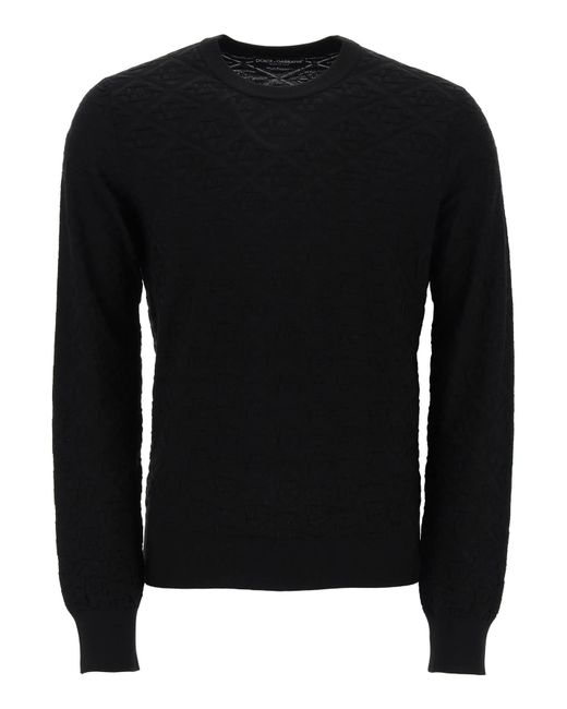 Dolce & Gabbana DG jacquard sweater