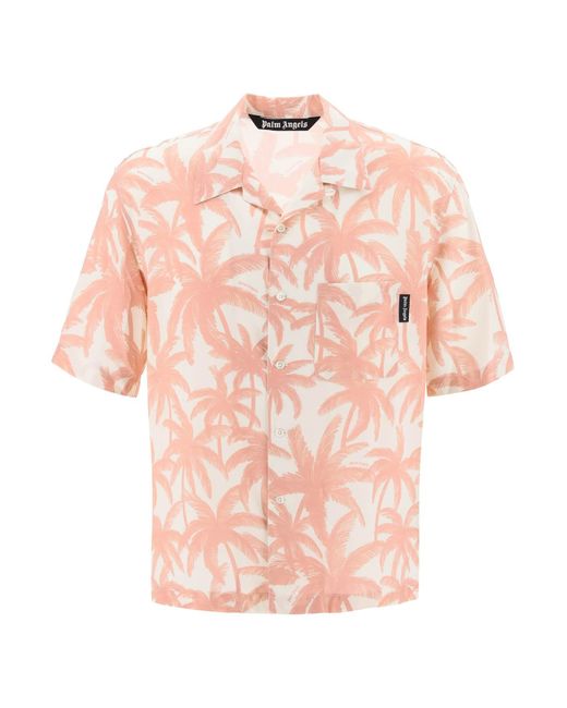 Palm Angels Bowling shirt with Palms motif