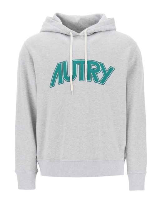 Autry Hoodie with maxi logo print