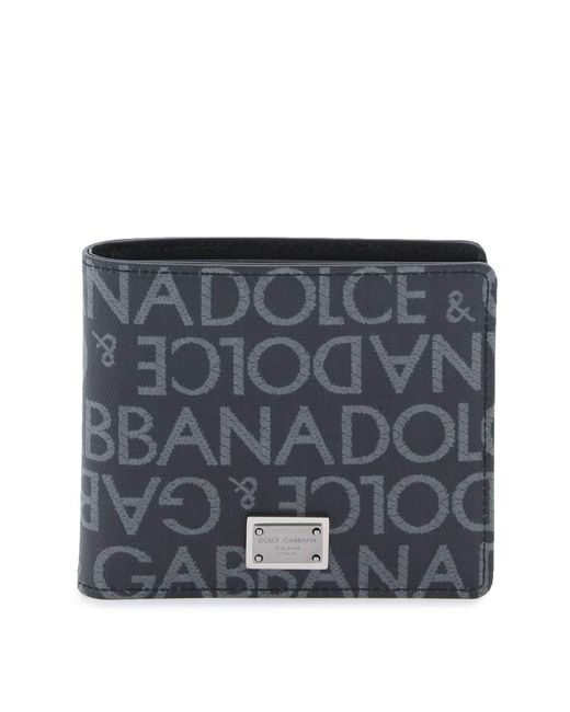 Dolce & Gabbana Jacquard logo wallet