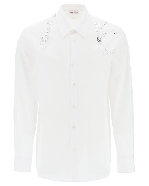 Alexander McQueen Printed Harness shirt