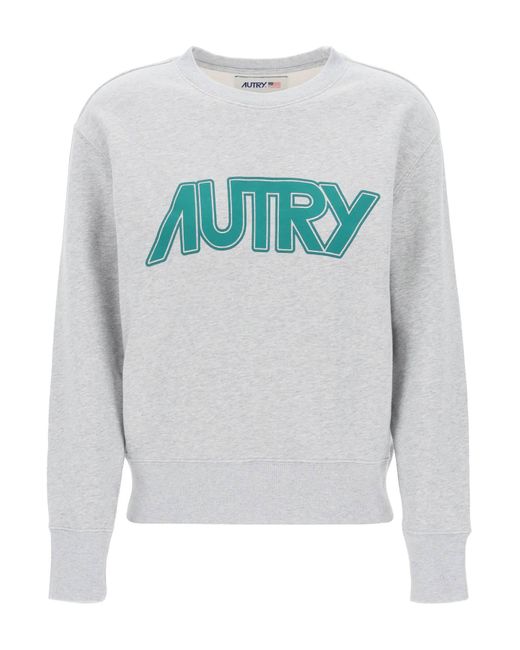 Autry Hoodie with large logo print.