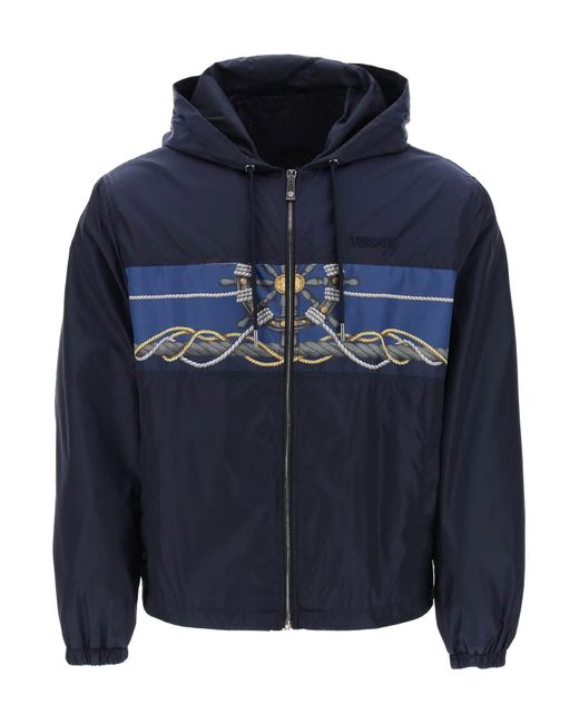 Versace Nautical Hooded Jacket