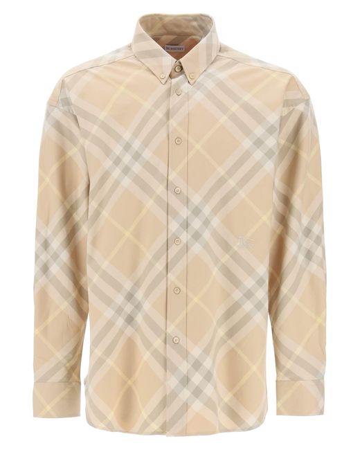 Burberry Organic cotton check shirt