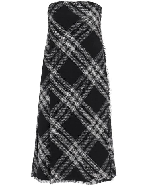 Burberry Midi dress with Check pattern