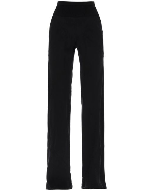 Rick Owens Bias pants with slanted cut and