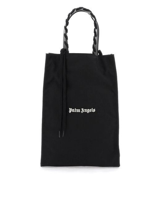 Palm Angels Embroidered logo tote bag with