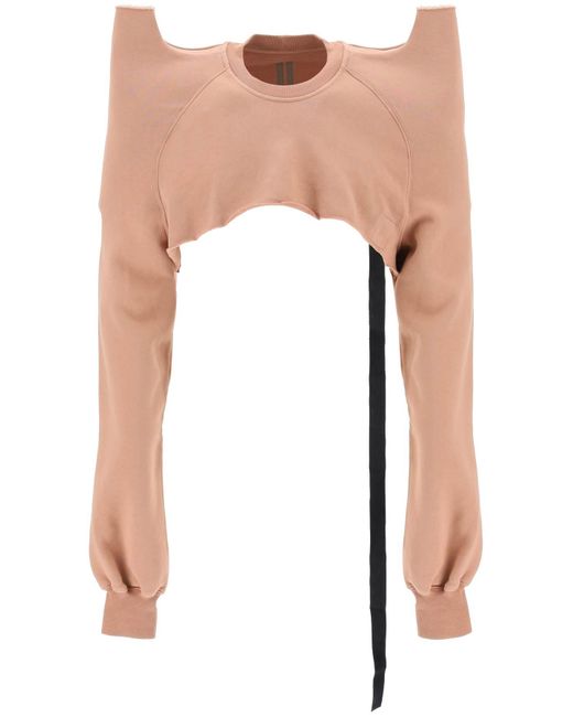 Drkshdw Cropped sweatshirt with sculpted shoulders