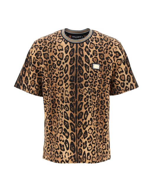 Dolce & Gabbana Leopard print T-shirt with