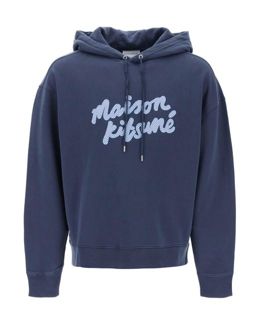 Maison Kitsuné Hooded sweatshirt with embroidered logo