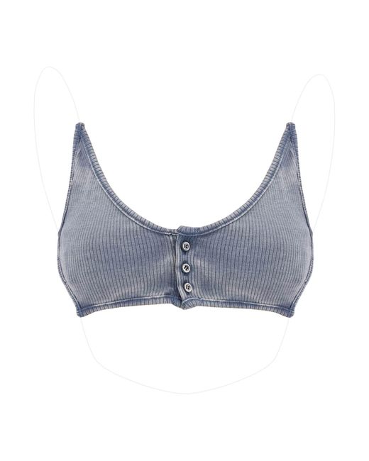 Y / Project Invisible strap crop top with spaghetti