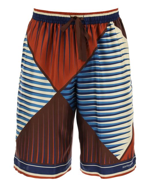 Dolce & Gabbana Printed Bermuda shorts set