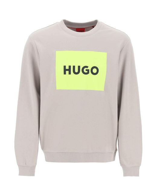 Hugo Boss Duragol logo box sweatshirt