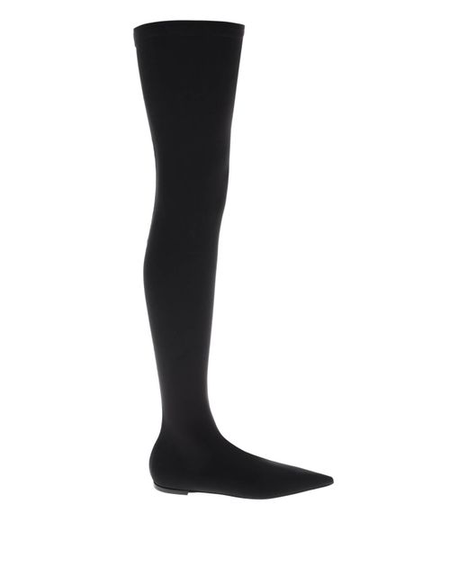 Dolce & Gabbana Stretch jersey thigh-high boots