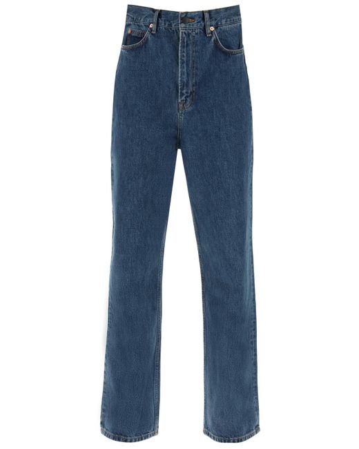 Wardrobe.Nyc Low-waisted loose fit jeans