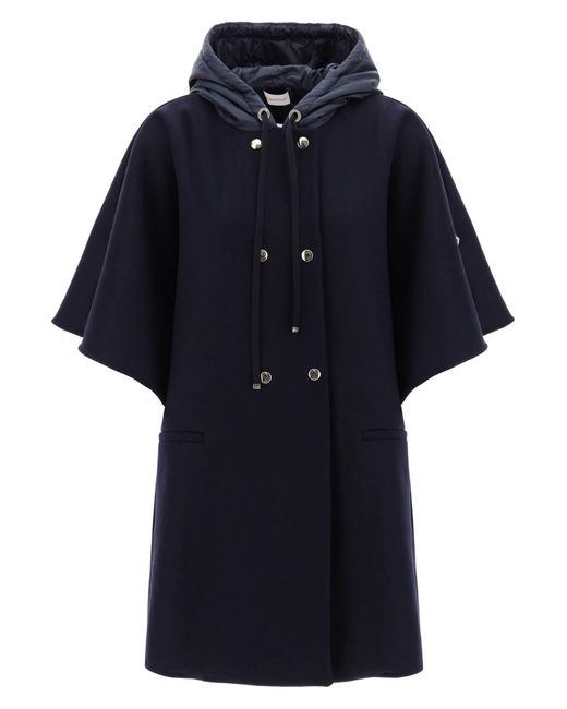 Moncler Virgin cloak with hood