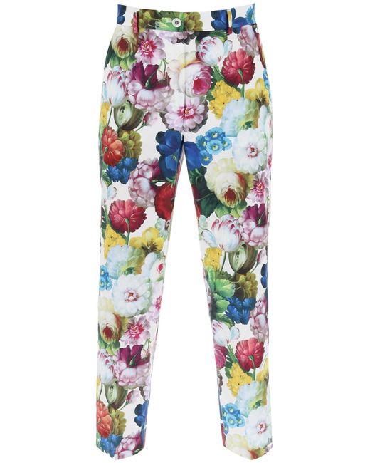 Dolce & Gabbana Nocturnal Flower cigarette pants