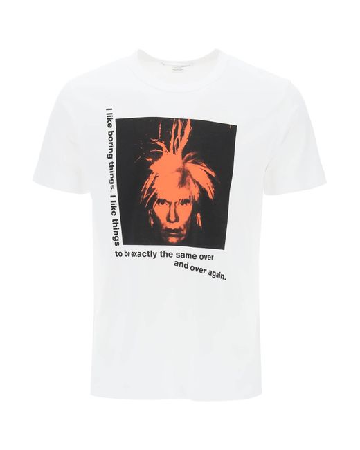 Comme Des Garçons Shirt Boy Andy Warhol printed T-shirt