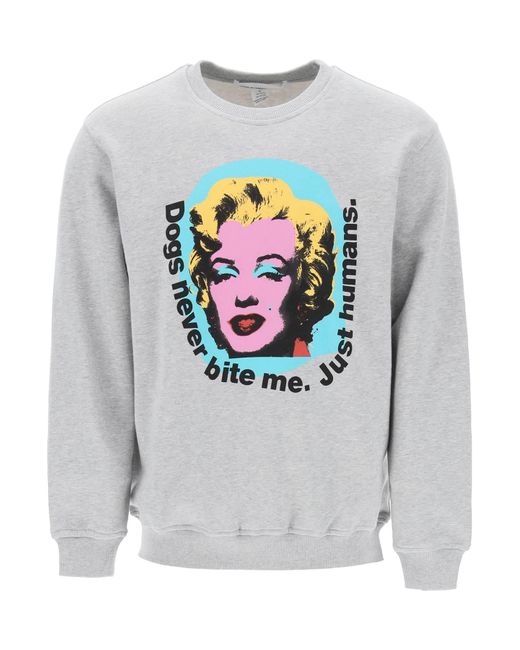 Comme Des Garçons Shirt Boy Marilyn Monroe printed sweatshirt