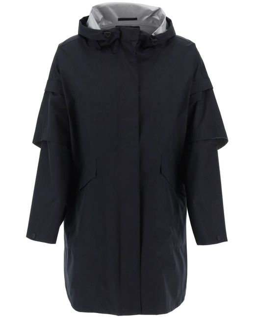 Herno Laminar Removable Sleeve Cape Coat