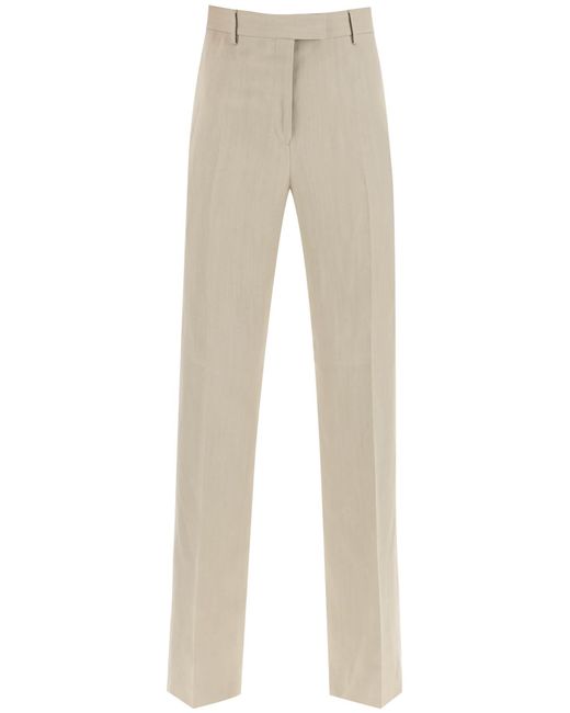 Ferragamo Tailored straight leg blend trousers