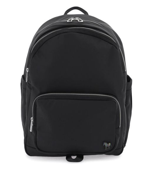 PS Paul Smith Nylon backpack with Zebra detail