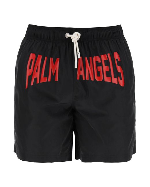 Palm Angels Sea Bermuda shorts with logo print