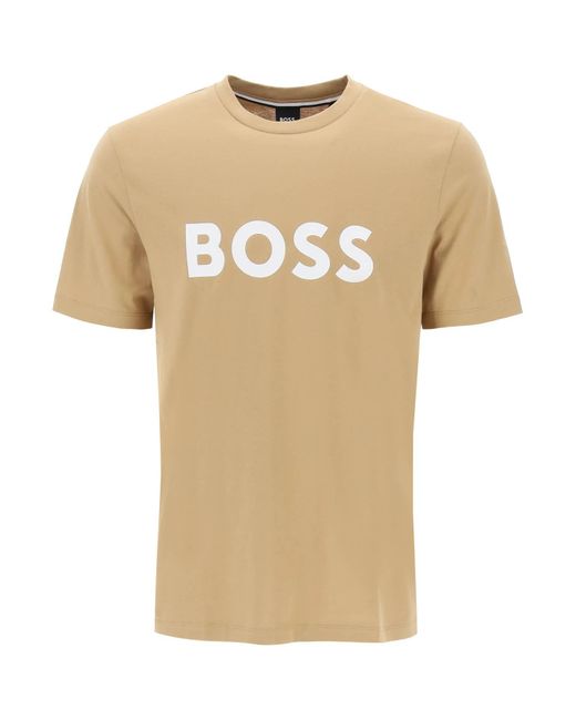 Boss Tiburt 354 logo print T-shirt