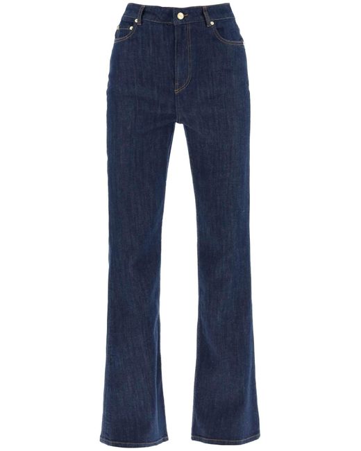 Ganni High-waisted flared jeans